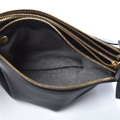 Celine Lambskin Small Trio Crossbody Bag Black 5 of 16