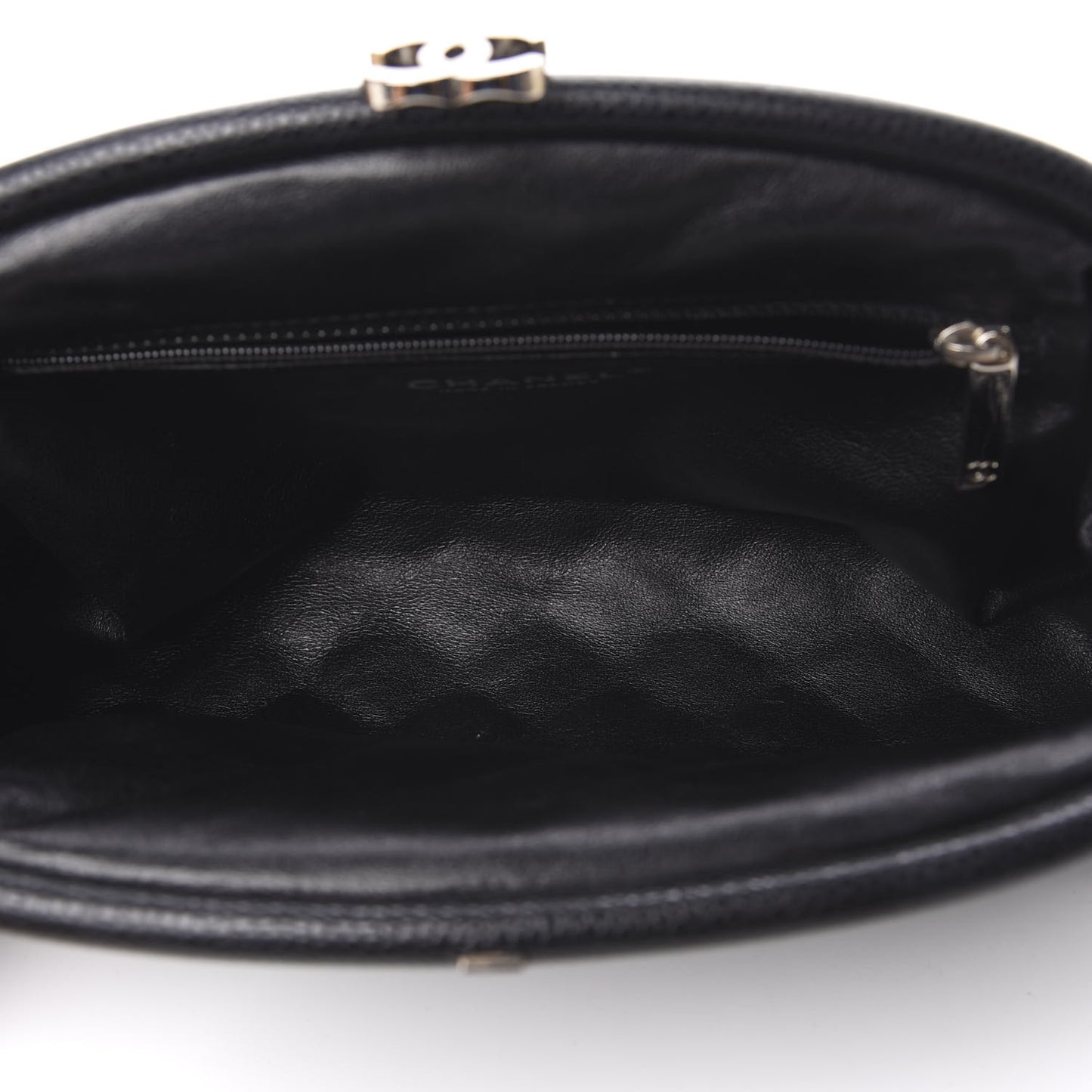 Caviar Quilted Timeless Clutch Black