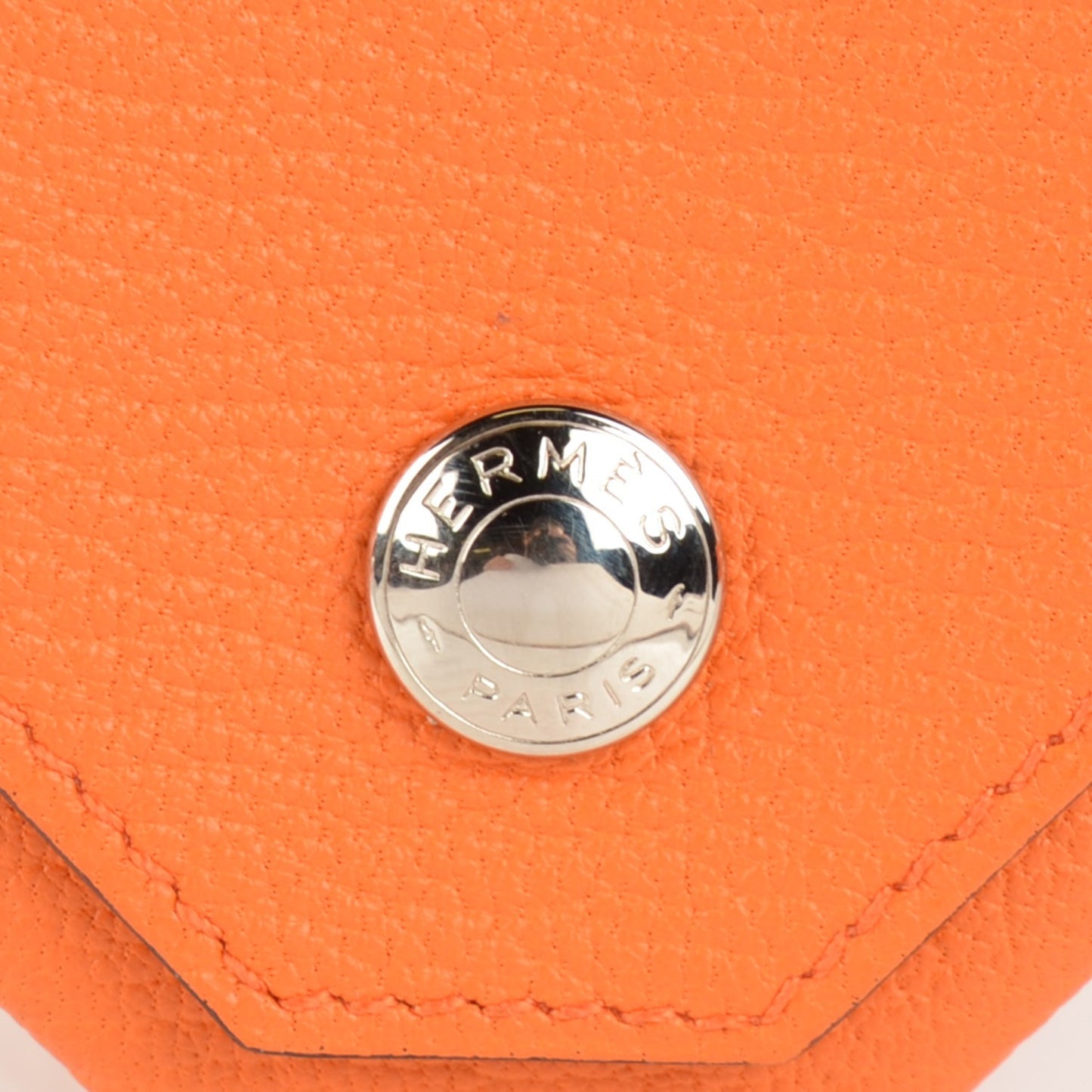 Chevre Mysore Le 24 Coin Purse Orange