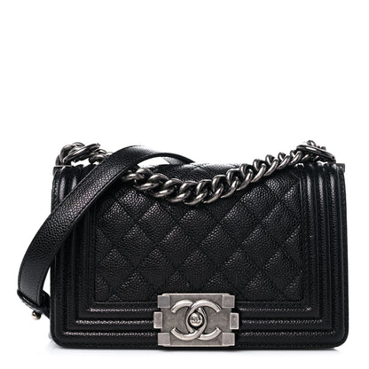 Chanel Caviar Quilted Small Boy Flap Black 1 of 10