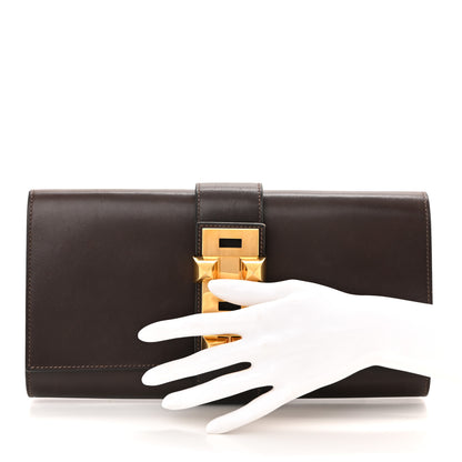 Hermes Box Medor 23 Clutch Chocolate 2 of 6
