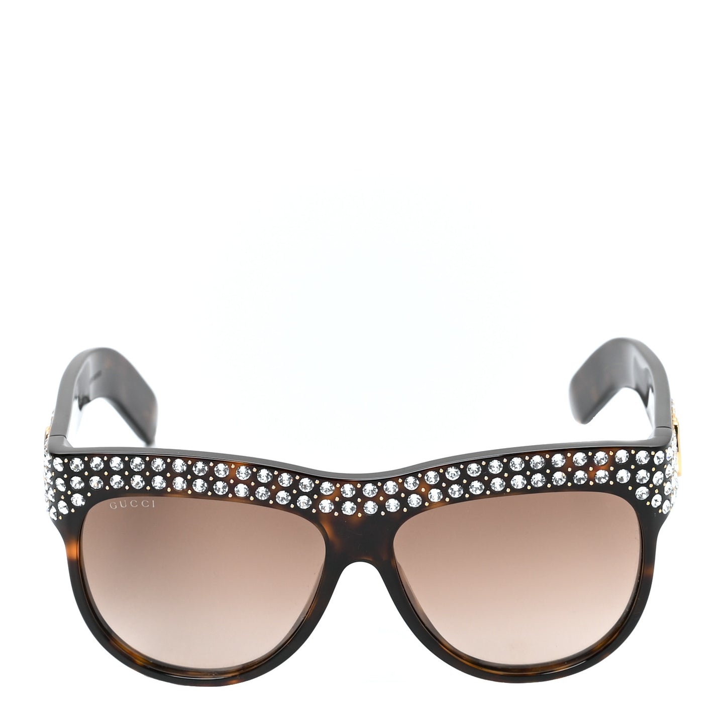 Acetate Crystal Sunglasses GG0147S Tortoise
