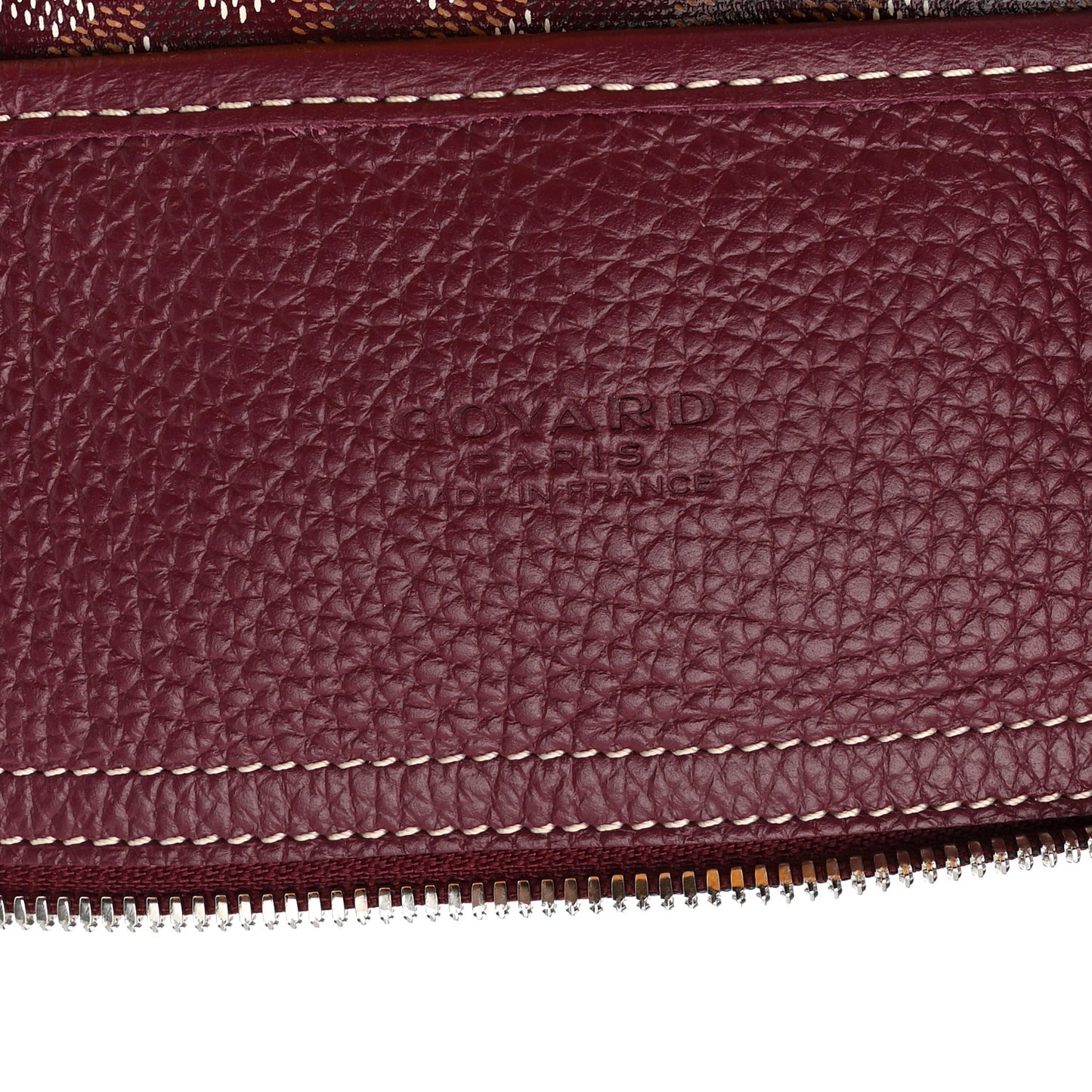 Goyardine Sac Hardy Pet Carrier PM Burgundy