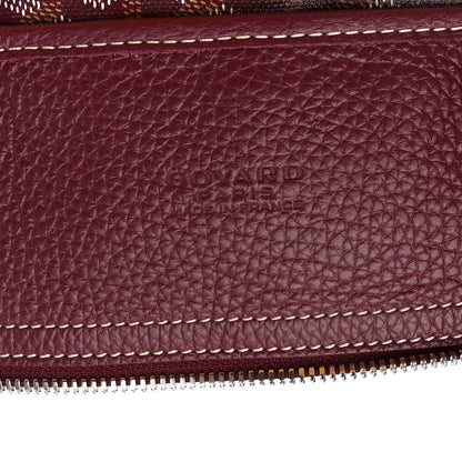 Goyard Goyardine Sac Hardy Pet Carrier PM Burgundy 7 of 16