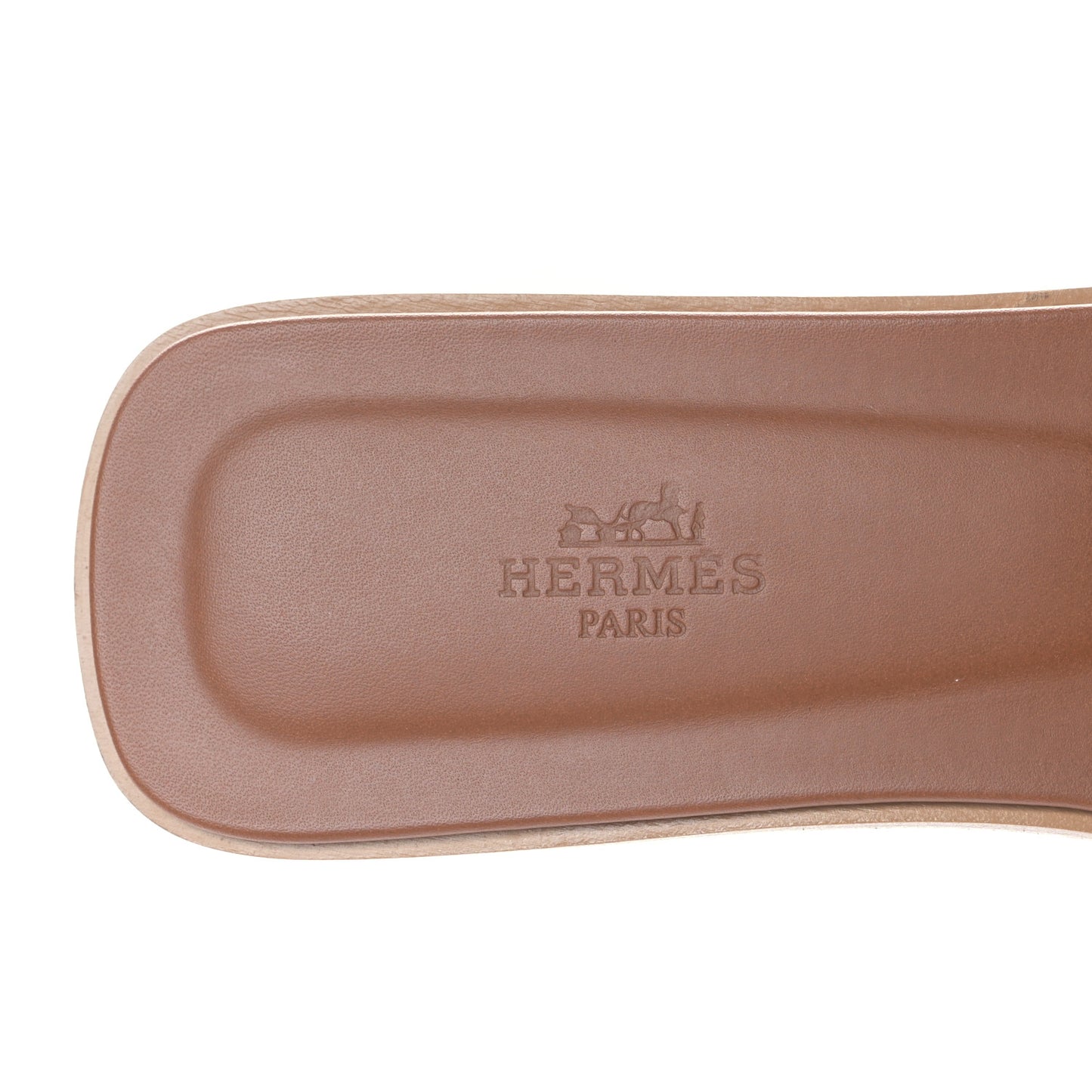 Box Calfskin Oran Sandals 41 Gold