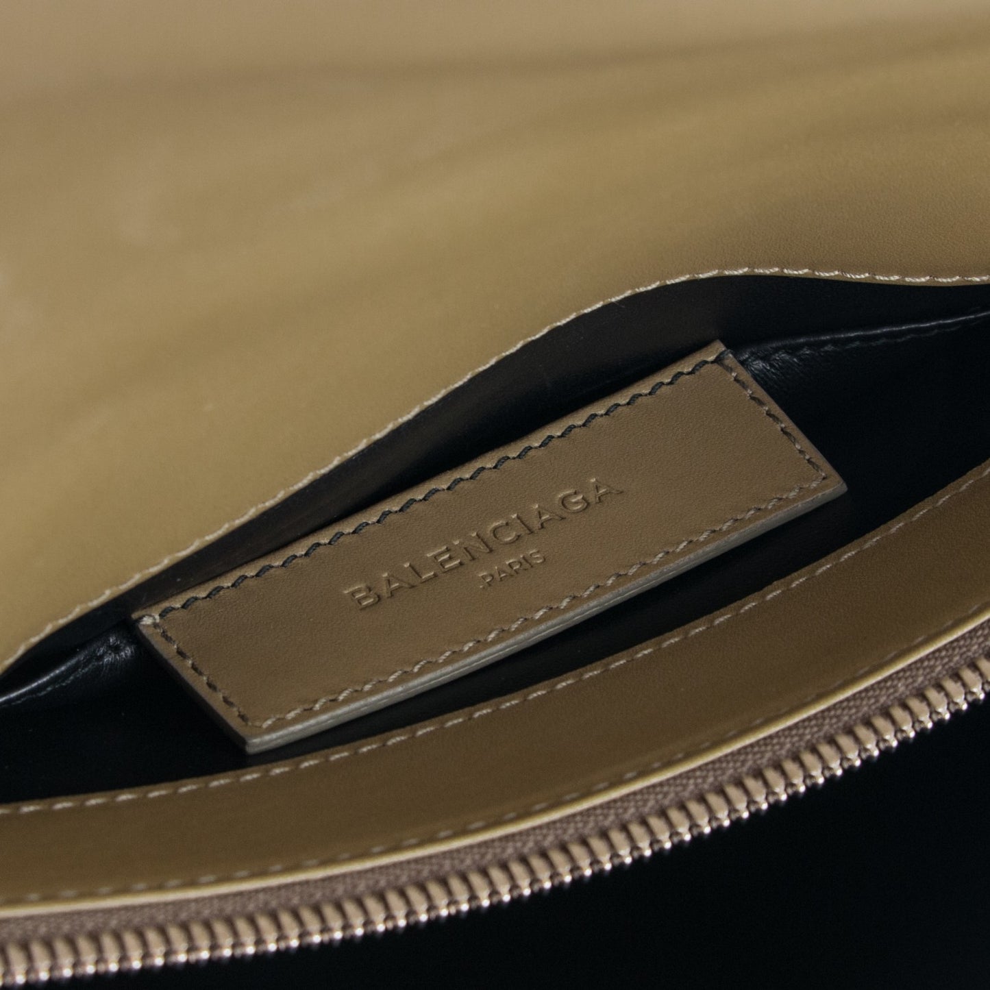 Veau Le Dix S New Cartable Briefcase Vert Kaki
