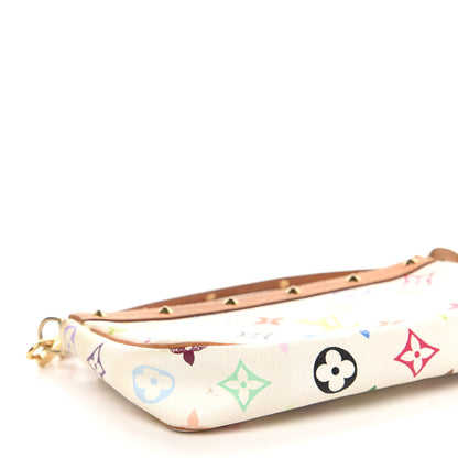 Louis Vuitton Monogram Multicolor Pochette Accessories White 8 of 11