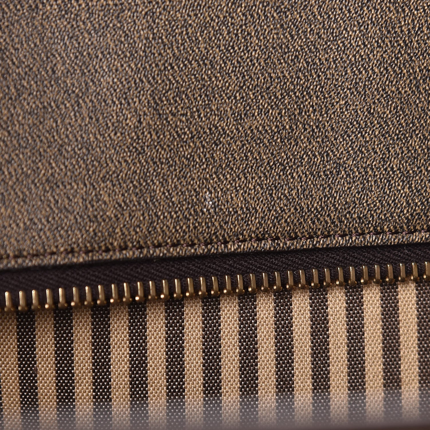 Fendi Zucca Spalmati Medium Roll Tote Tobacco Moro 12 of 15