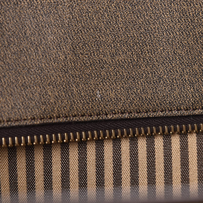 Fendi Zucca Spalmati Medium Roll Tote Tobacco Moro 12 of 15