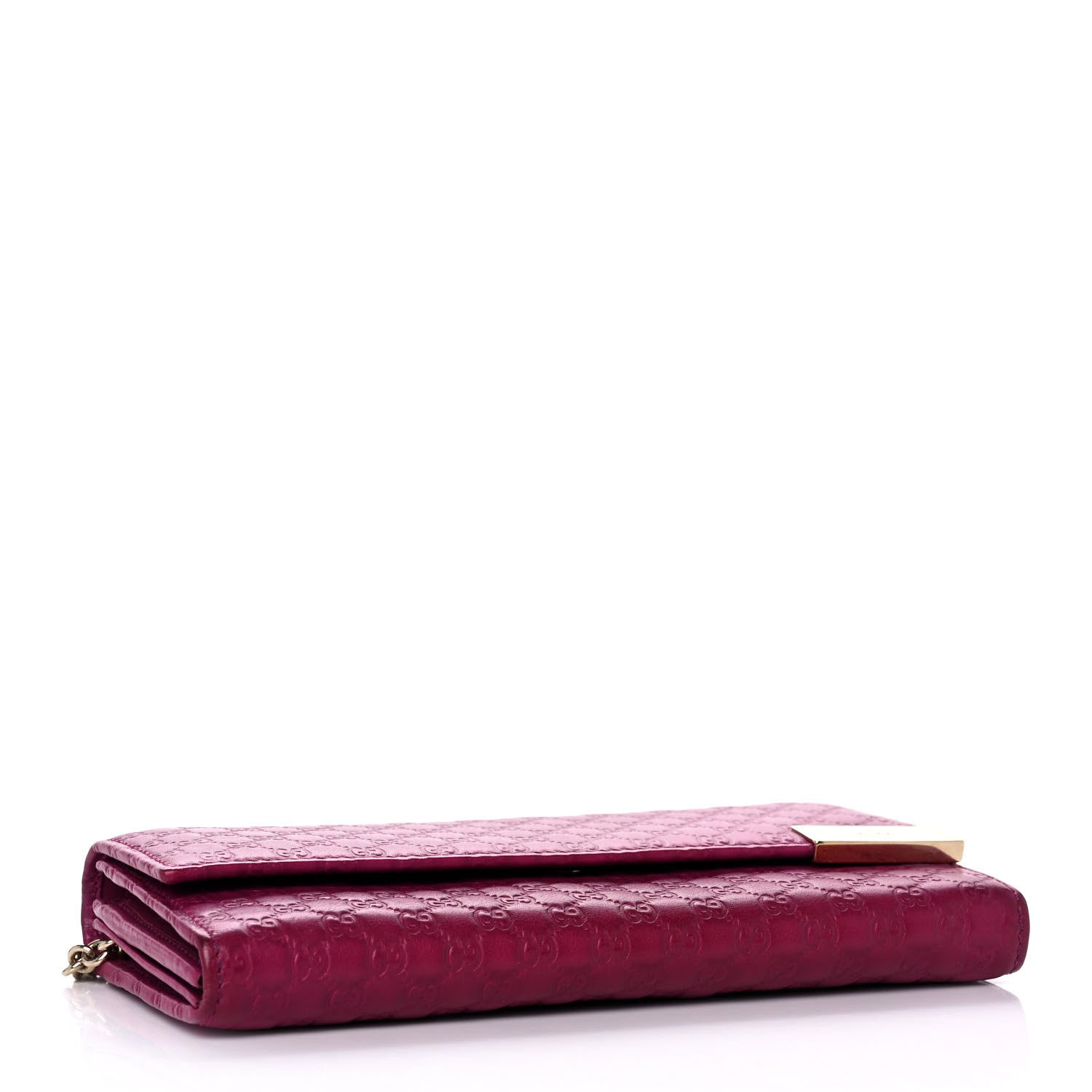 Gucci Soft Microguccissima Dice Chain Wallet Bright Bouganville 3 of 10