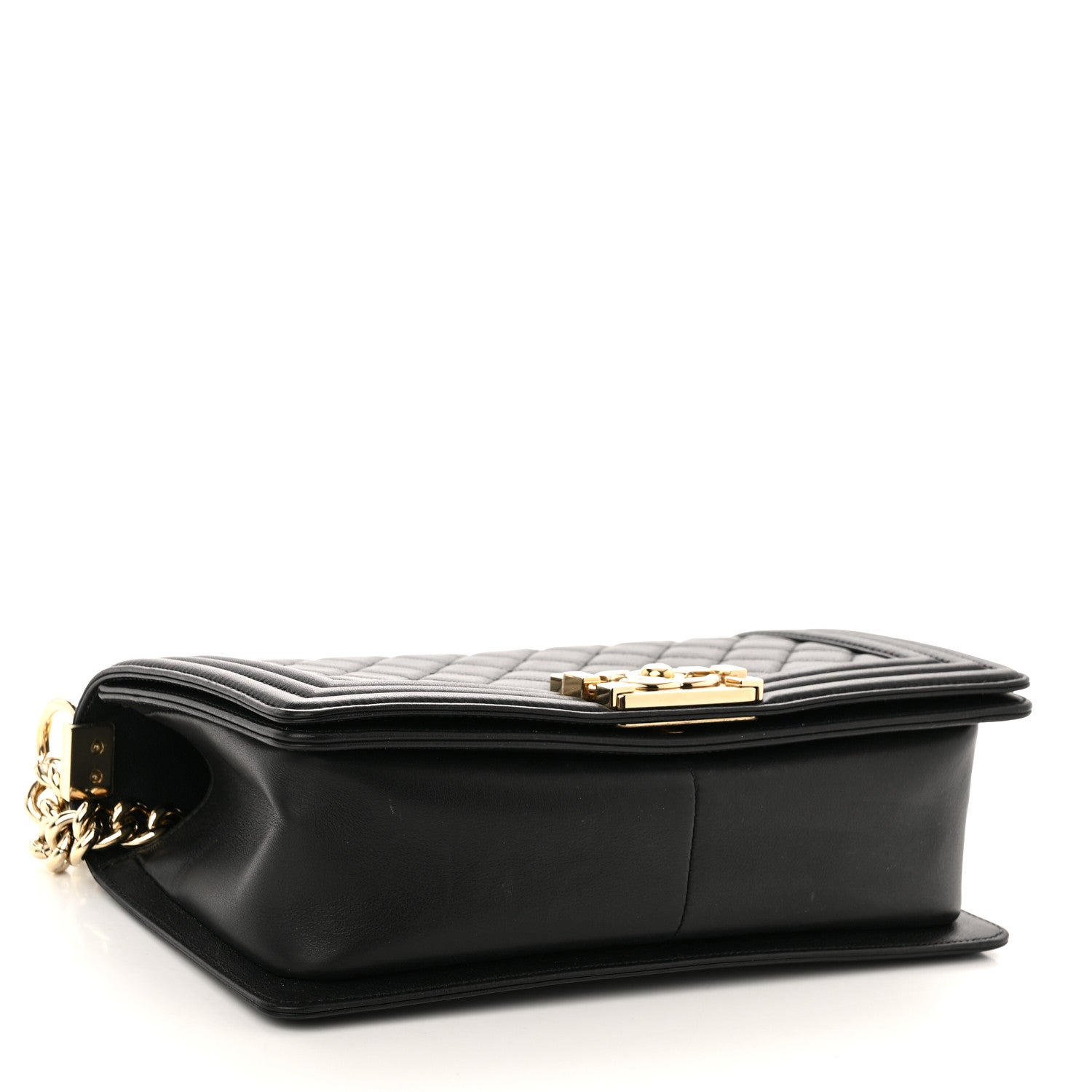 Chanel Calfskin Quilted Medium Boy Flap Black 4 of 10