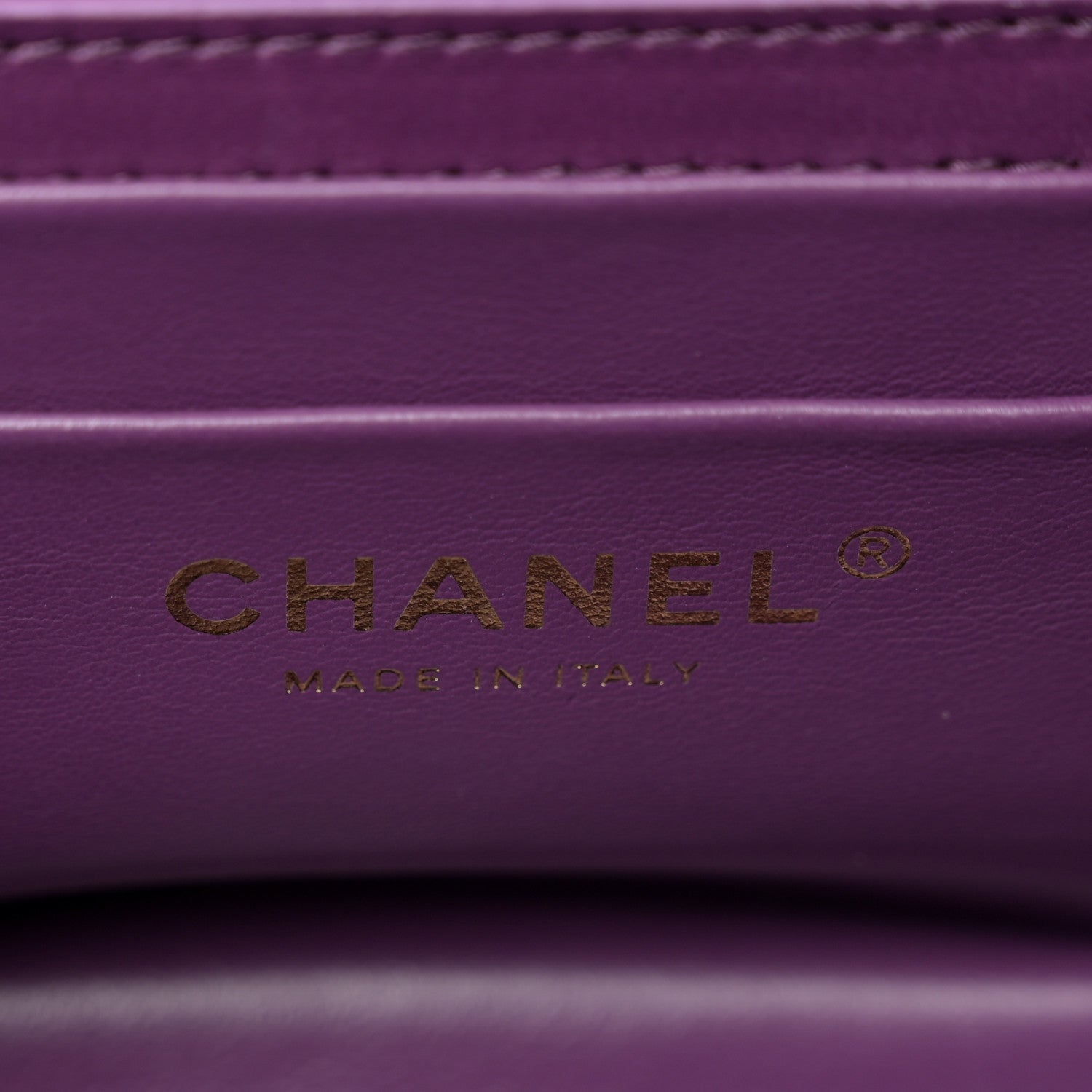 Chanel Shearling Lambskin Quilted Small Vanity Case Purple 7 of 12
