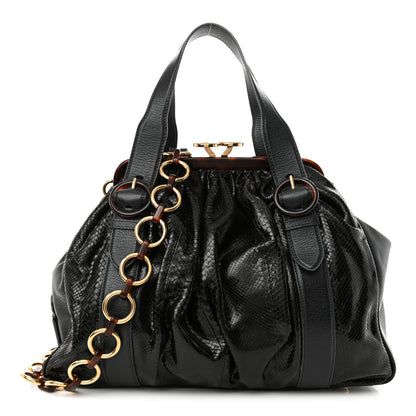 Marc Jacobs Snakeskin Calfskin Stam Smoke 1 of 10