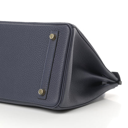 Hermes Togo Birkin 30 Bleu Nuit 10 of 11