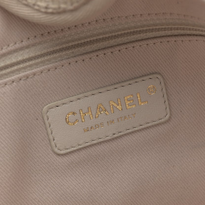 Chanel Lurex Boucle Small Deauville Tote Ivory 5 of 9