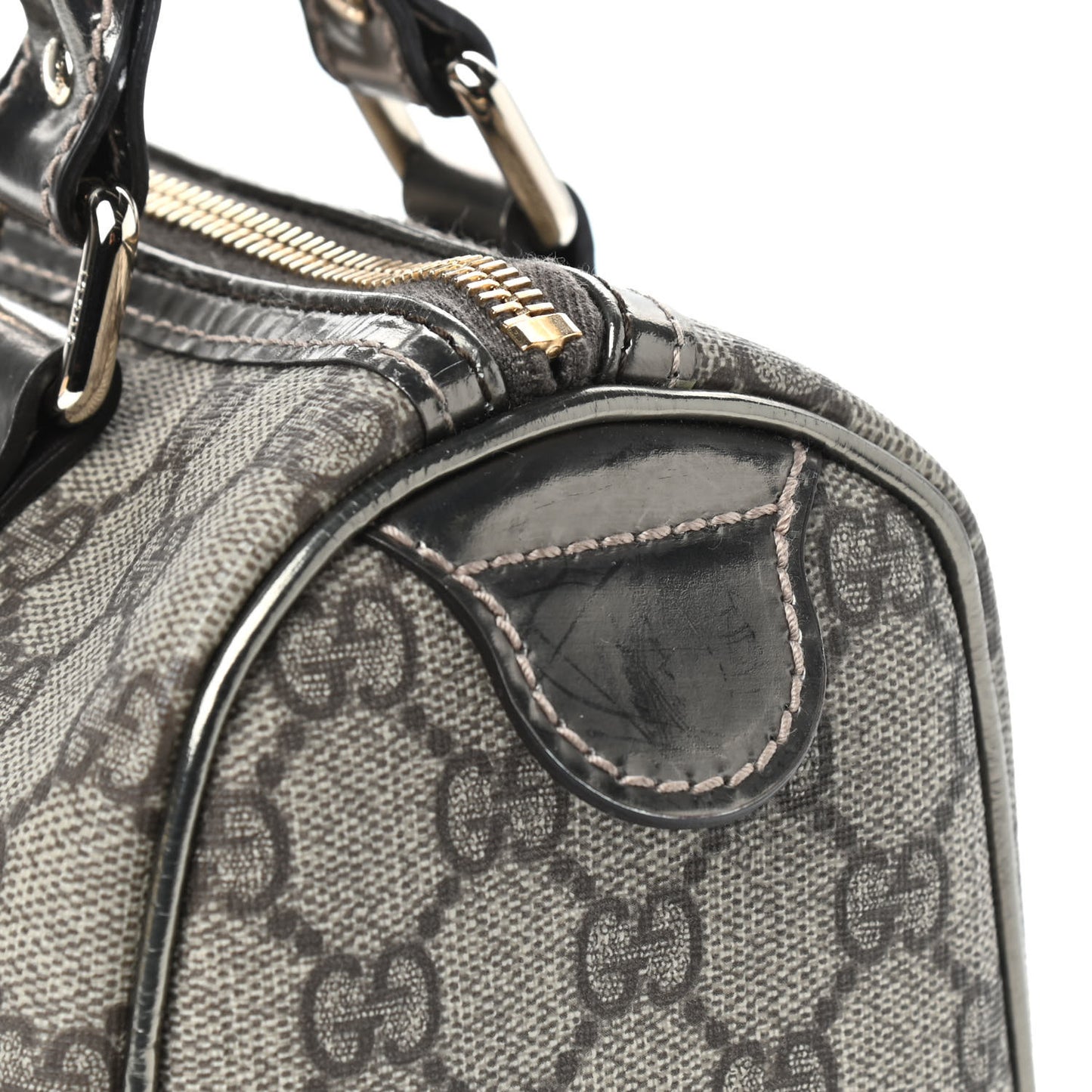 GG Plus Monogram Small Joy Boston Metallic