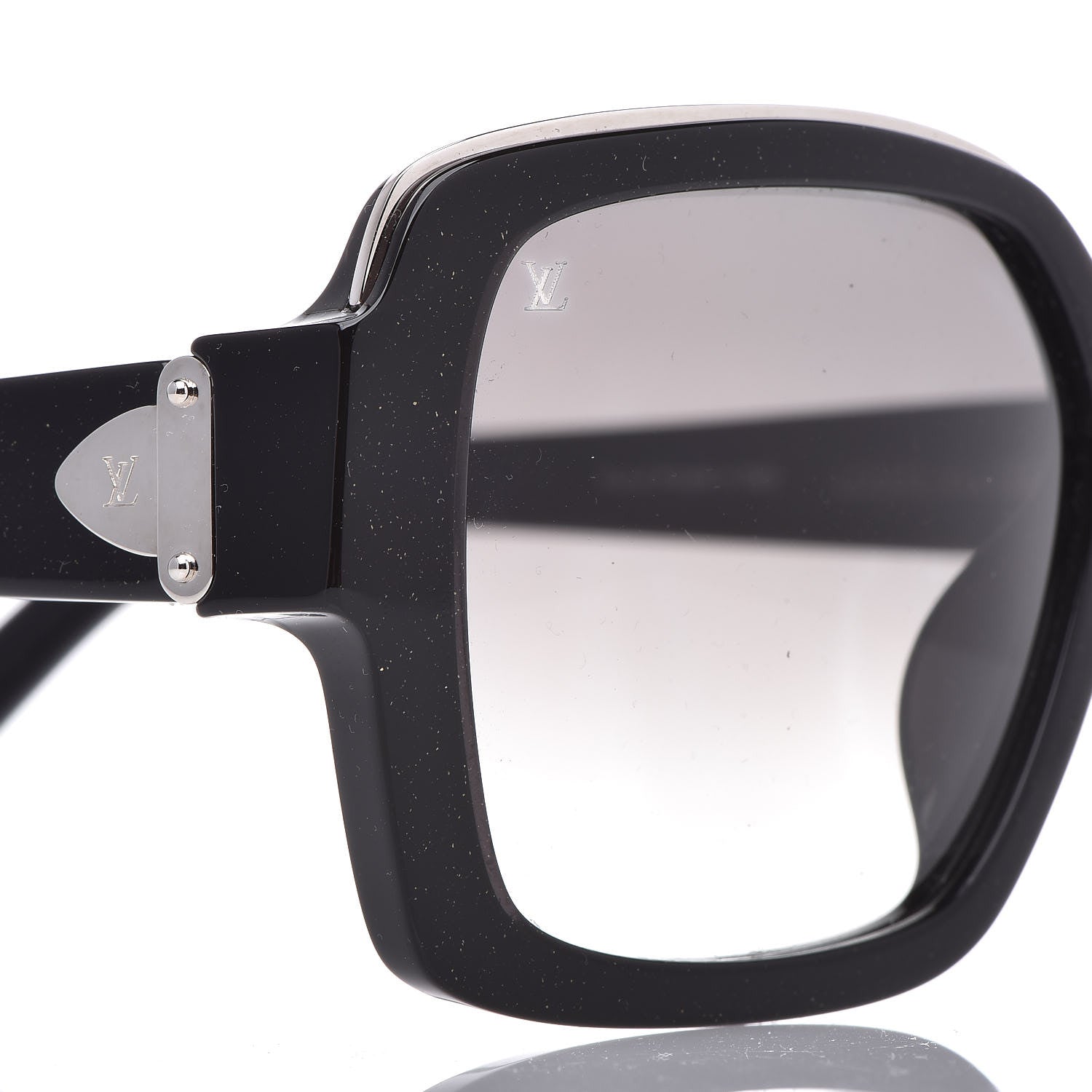Louis Vuitton Soupcon Carre Sunglasses Z0484E Black Glitter 7 of 8