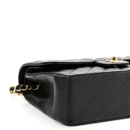 Chanel Caviar Quilted Jumbo Double Flap Black 8 of 9