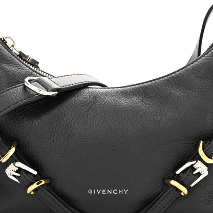Givenchy Tumbled Calfskin Mini Voyou Boyfriend Party Bag Black 8 of 13