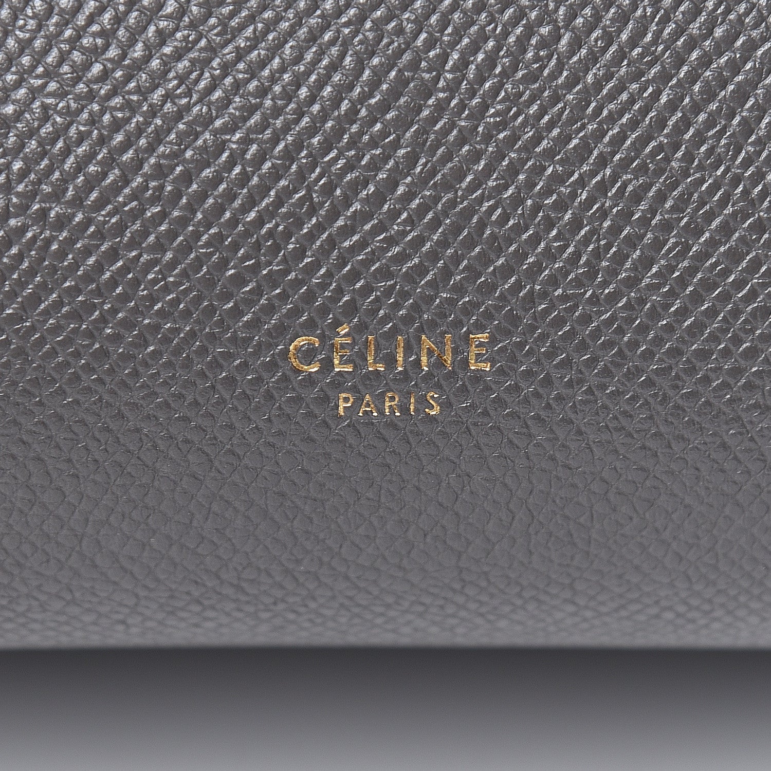 Celine Grained Calfskin Nano Belt Bag Grey 6 of 10