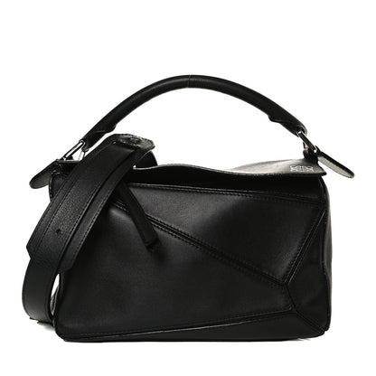 Loewe Calfskin Small Puzzle Bag Black 1 of 12