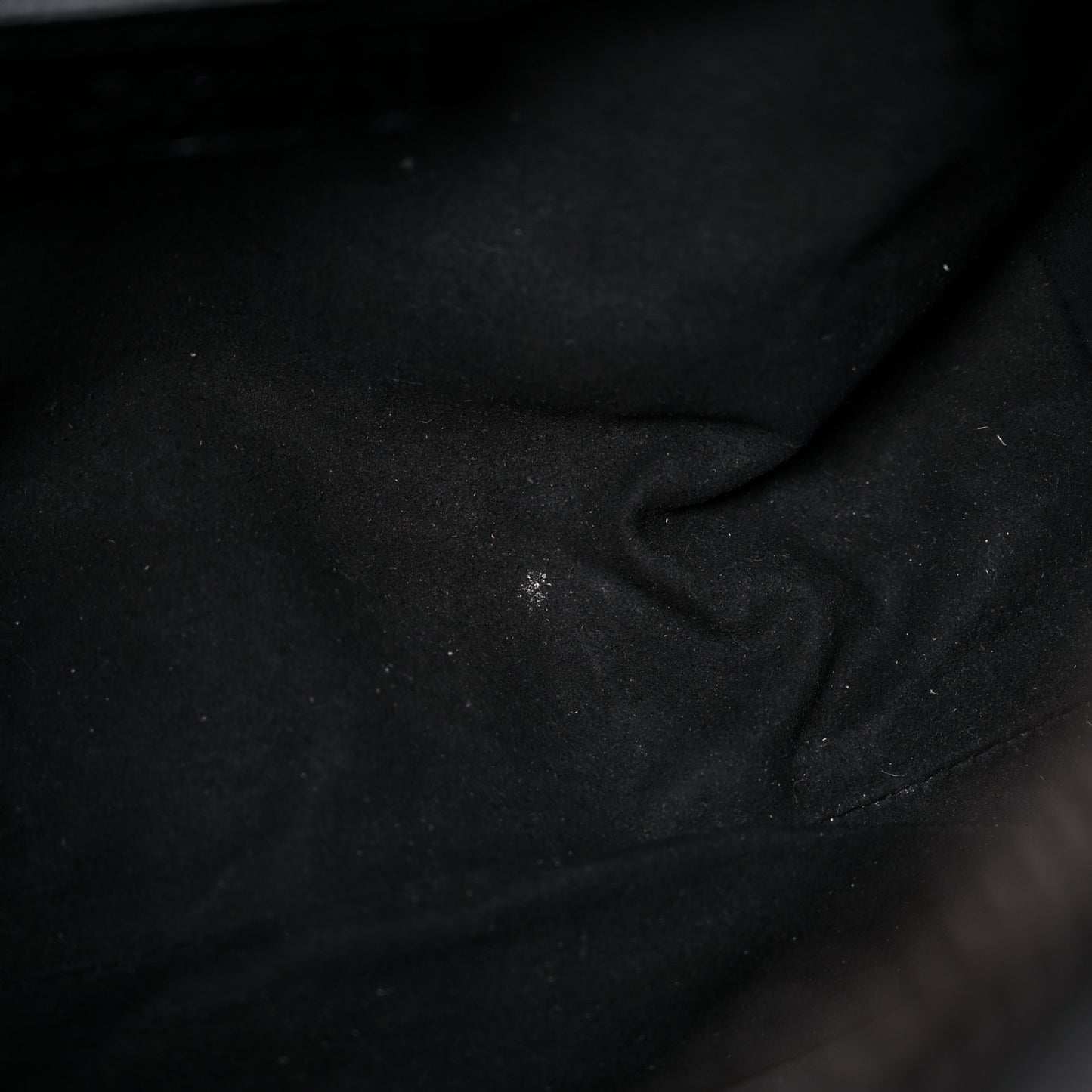 Glazed Pebbled Calfskin Mini Lucrezia Black