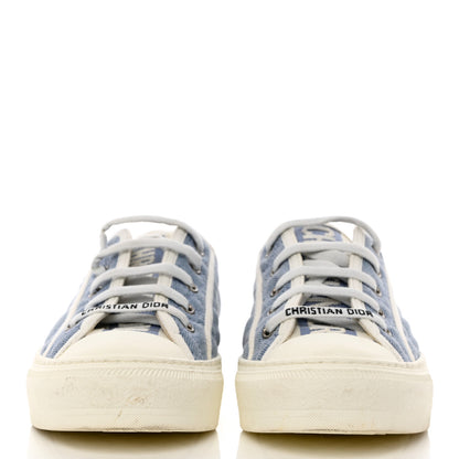 Christian Dior Denim Cannage Walk'N'Dior Low Top Sneakers 36 Dynamic Blue 2 of 10