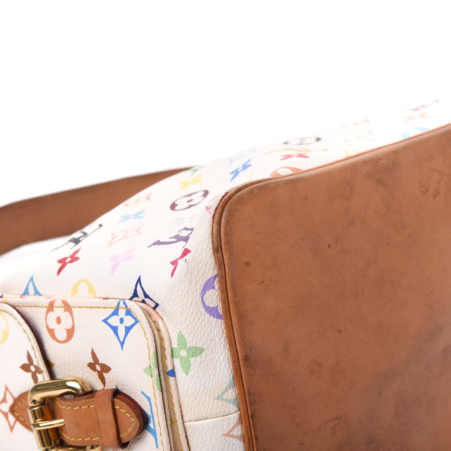 Louis Vuitton Monogram Multicolor Petit Noe White 5 of 13