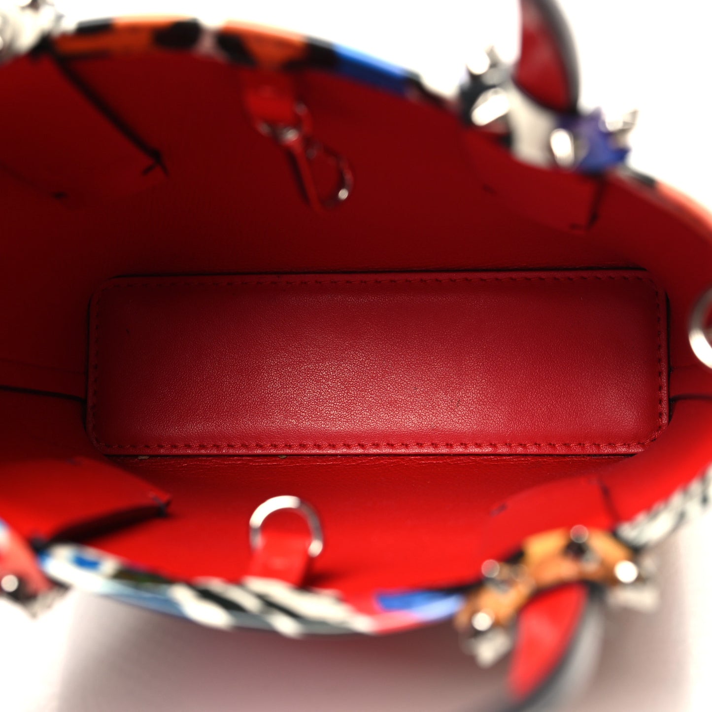 Patent Mini North South Cabata Tote Multicolor