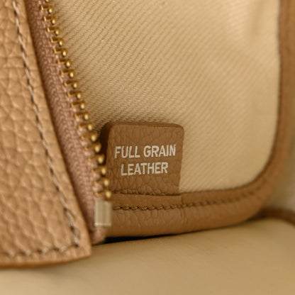 Marc Jacobs Grained Calfskin Small The Tote Bag Camel 7 of 14
