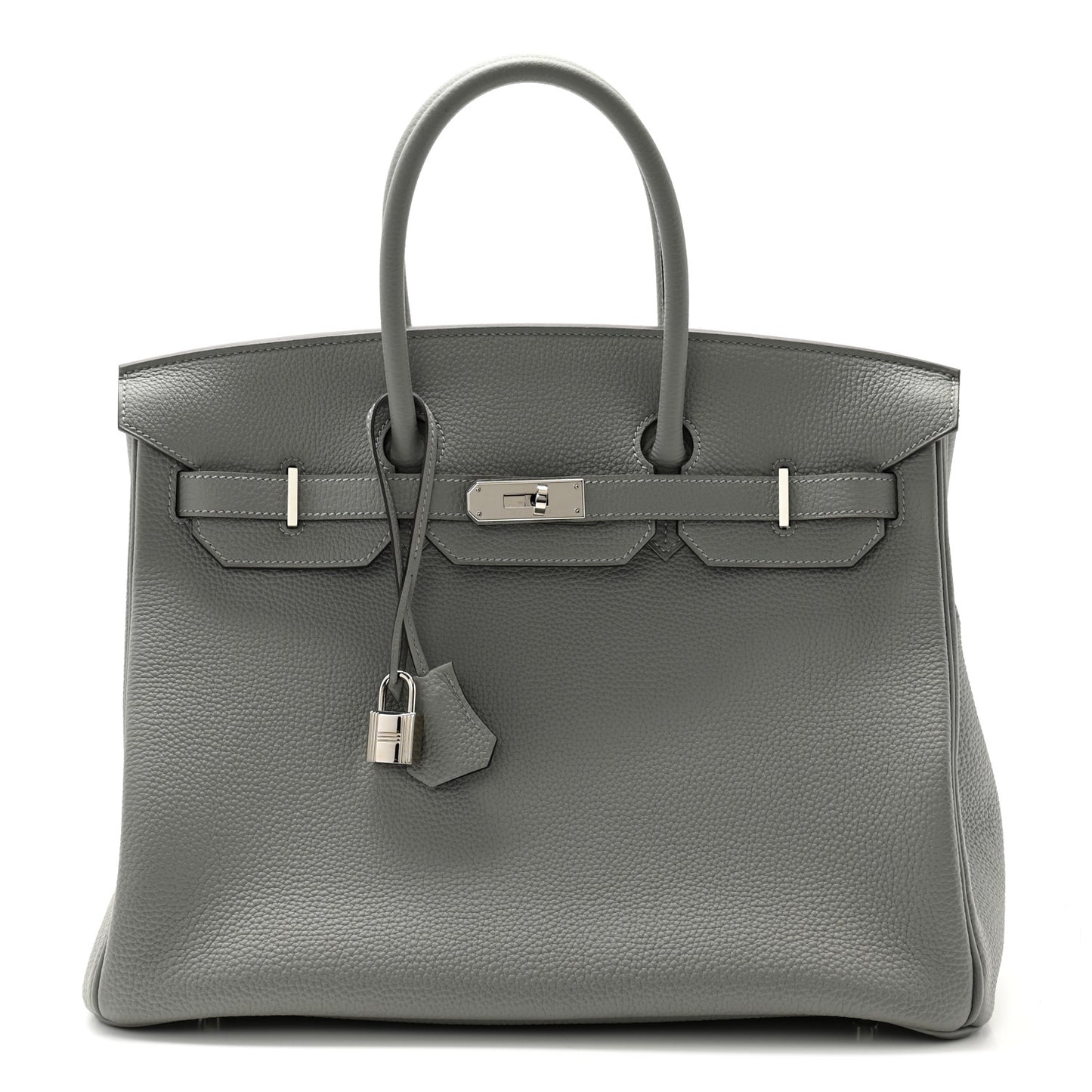 Togo Verso Birkin 35 Gris Mouette Bleu Agate