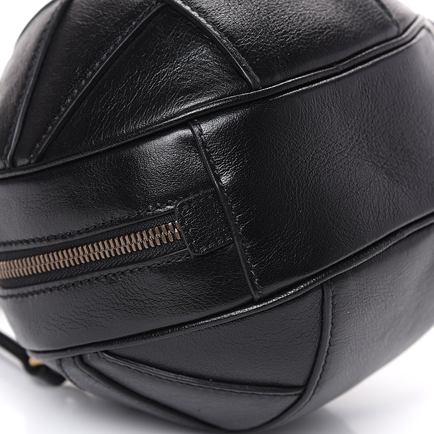 Piuma Lux Energy Mini Tifosa Basketball Shaped Shoulder Bag Black