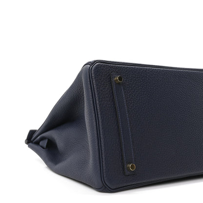 Hermes Togo Birkin 35 Bleu Nuit 9 of 11