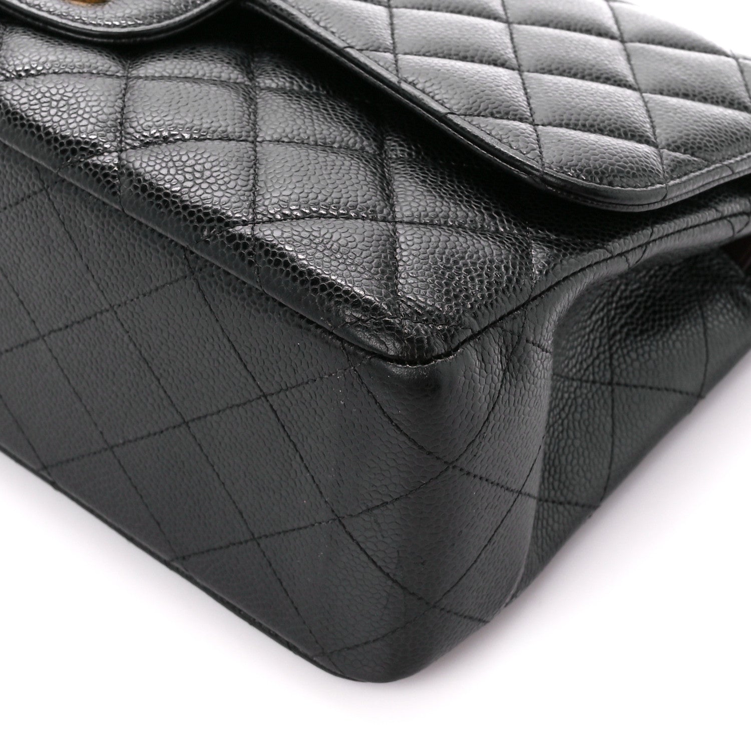 Chanel Caviar Quilted Jumbo Double Flap Black 11 of 11