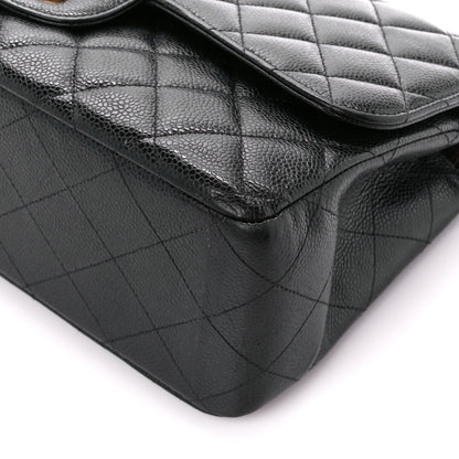 Chanel Caviar Quilted Jumbo Double Flap Black 11 of 11