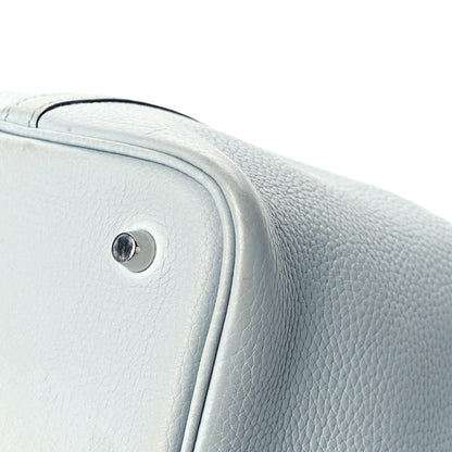 Hermes Taurillon Clemence Picotin Lock 22 MM Bleu Pale 10 of 13