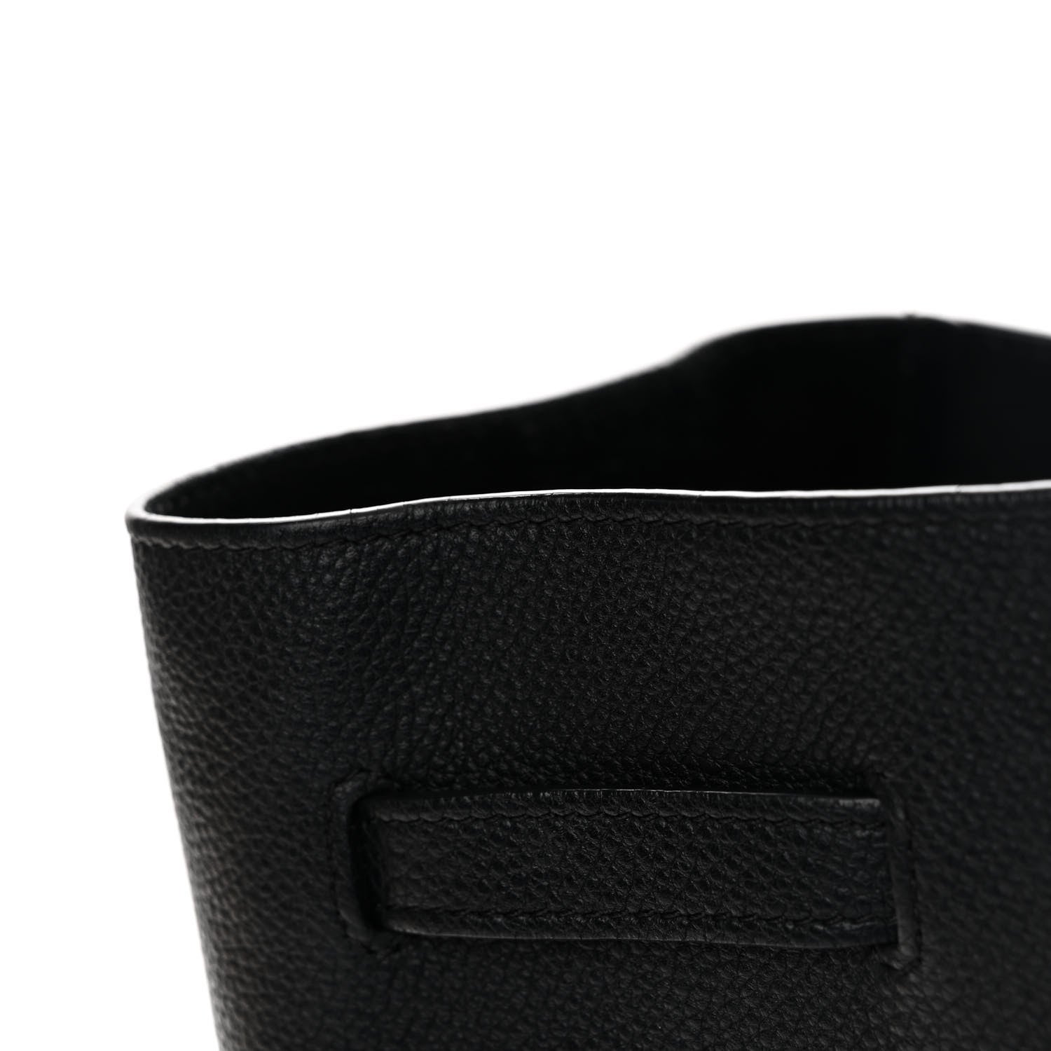 Celine Soft Grained Calfskin Medium Belt Cabas Phantom Black 12 of 12