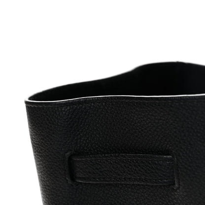 Celine Soft Grained Calfskin Medium Belt Cabas Phantom Black 12 of 12