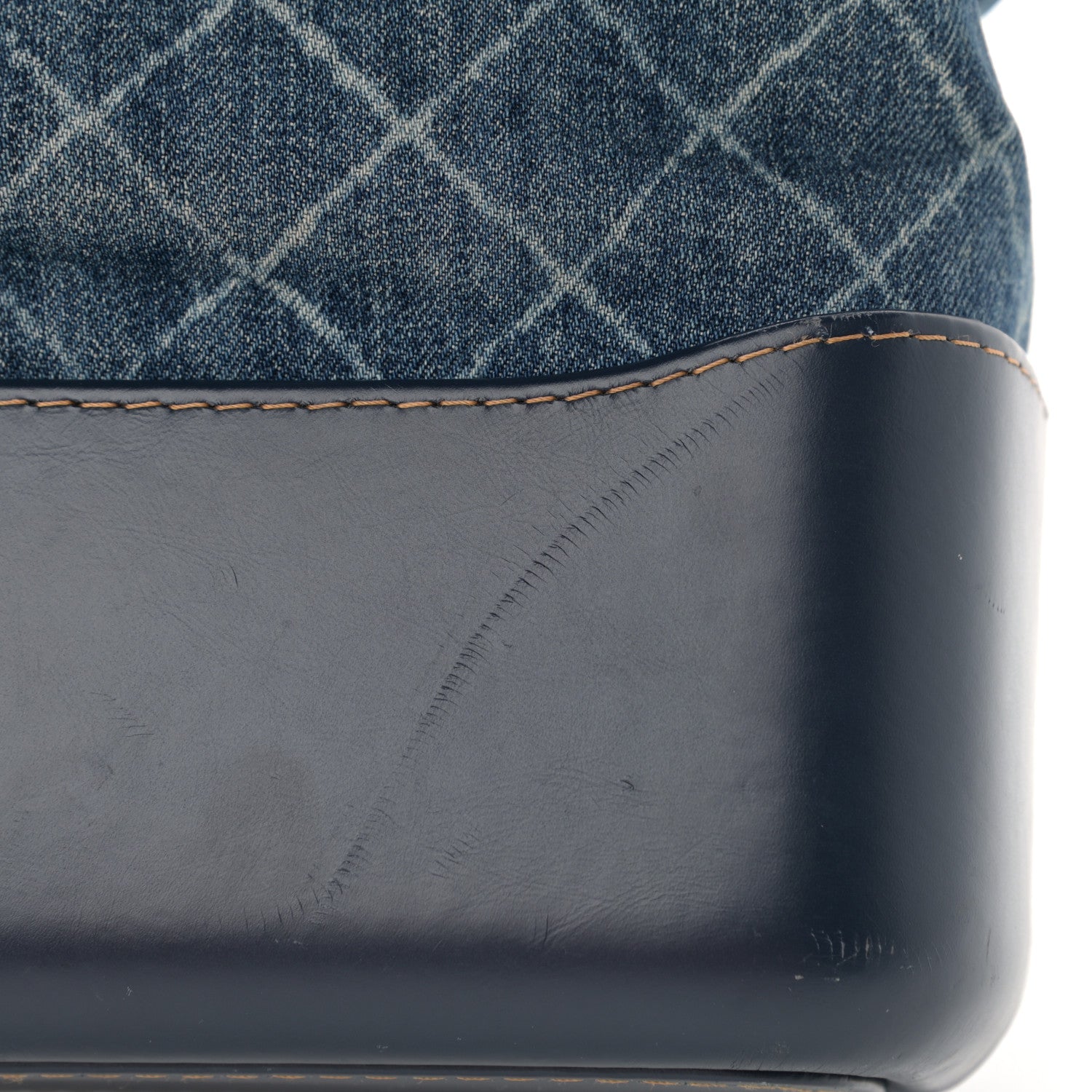 Chanel Denim Calfskin Medium Gabrielle Hobo Blue 15 of 16