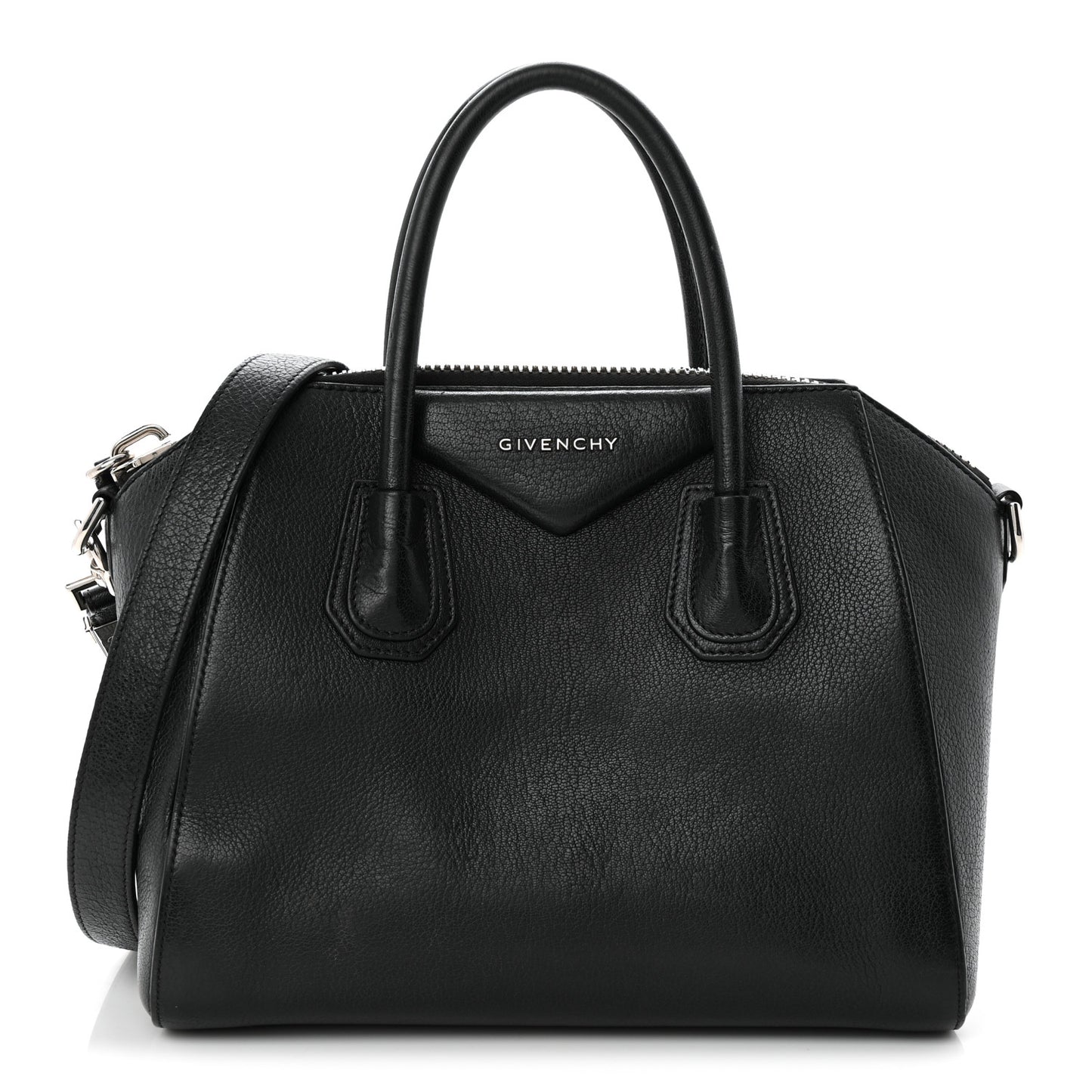Sugar Goatskin Small Antigona Black