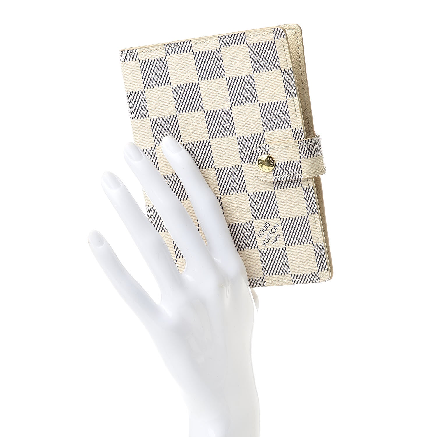 Louis Vuitton Damier Azur Small Ring Agenda Cover 2 of 9