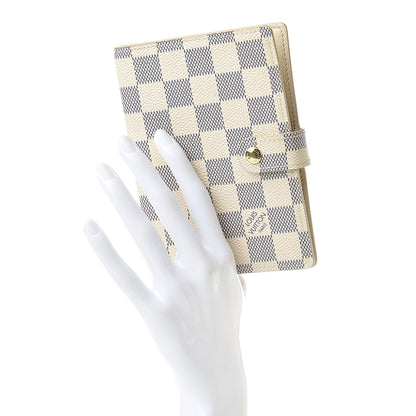 Louis Vuitton Damier Azur Small Ring Agenda Cover 2 of 9