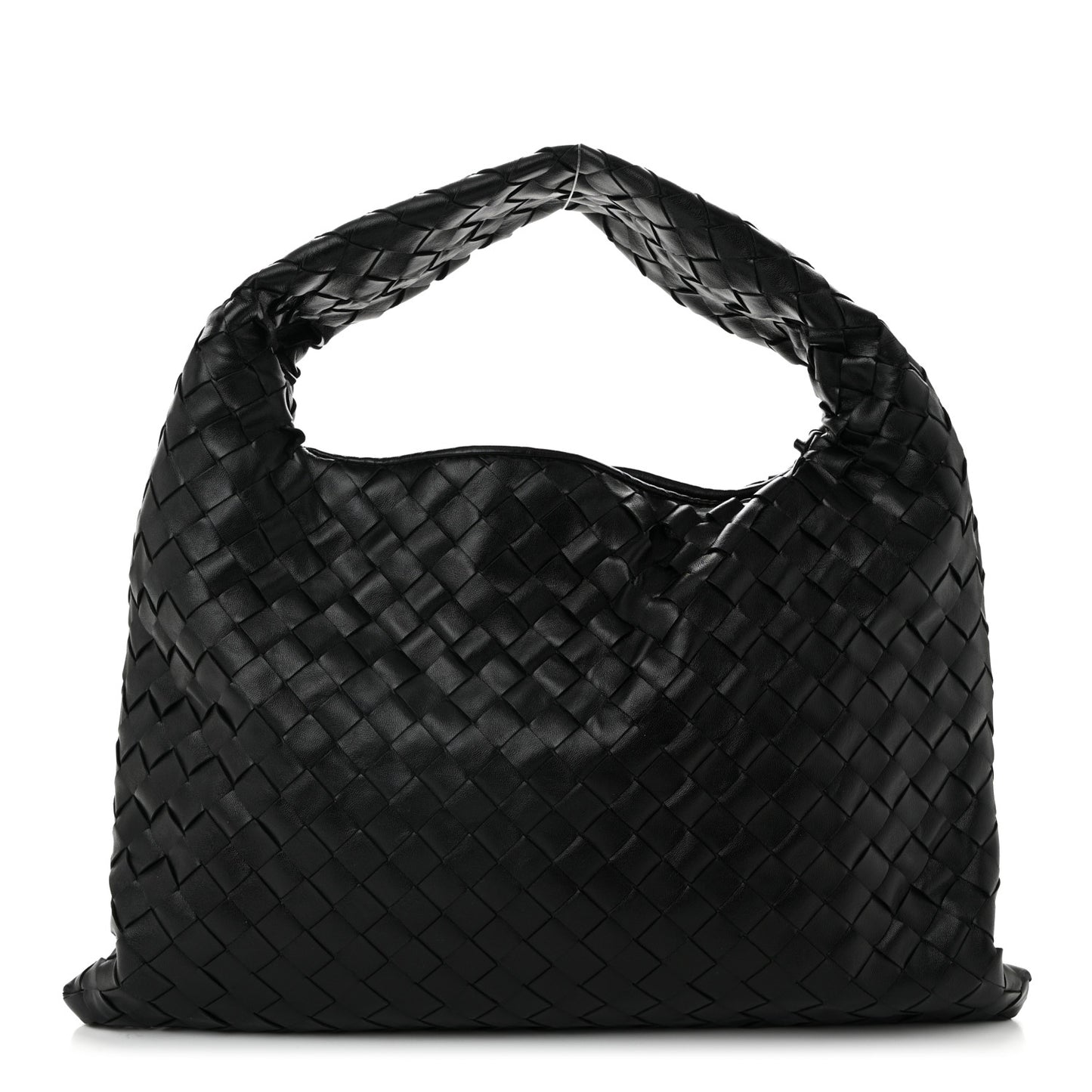Calfskin Intrecciato Small Hop Black