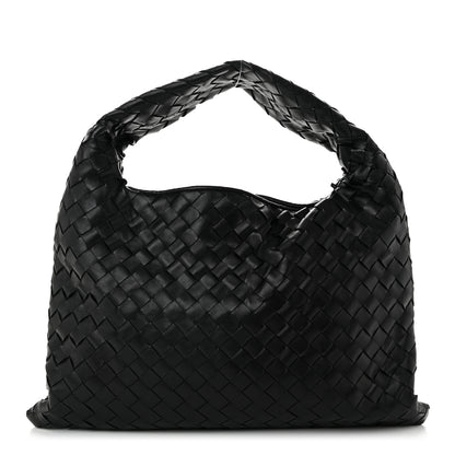Bottega Veneta Calfskin Intrecciato Small Hop Black 1 of 10
