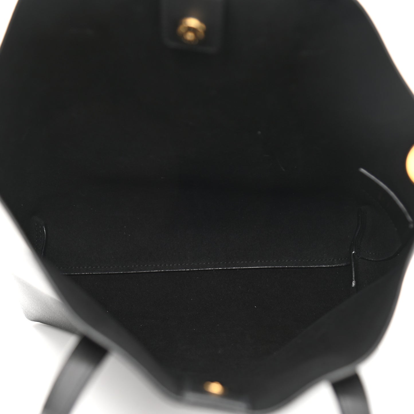 Calfskin Toy Shopping Tote Black