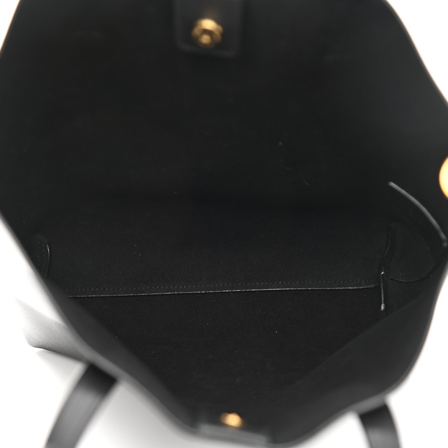 Saint Laurent Calfskin Toy Shopping Tote Black 4 of 9