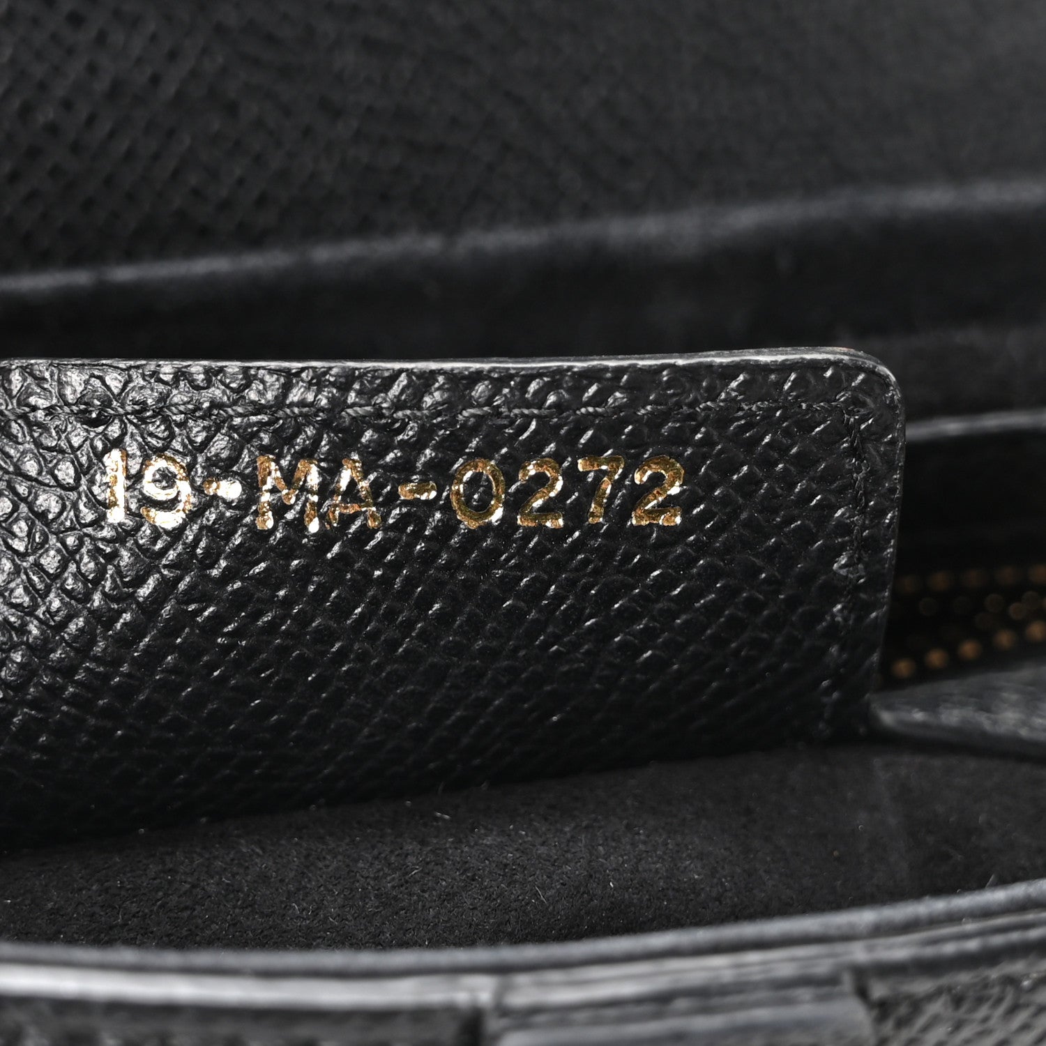 Christian Dior Grained Calfskin Saddle Bag Black 7 of 11