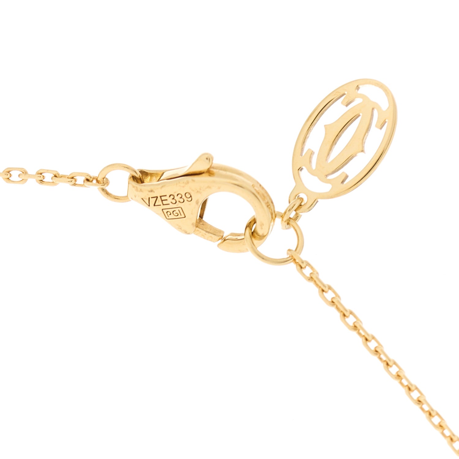 Cartier 18K Yellow Gold Diamond XS D'Amour Pendant Necklace 5 of 6