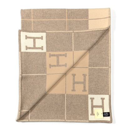 Hermes Wool Cashmere Avalon III Blanket Coco Camomille 2 of 3