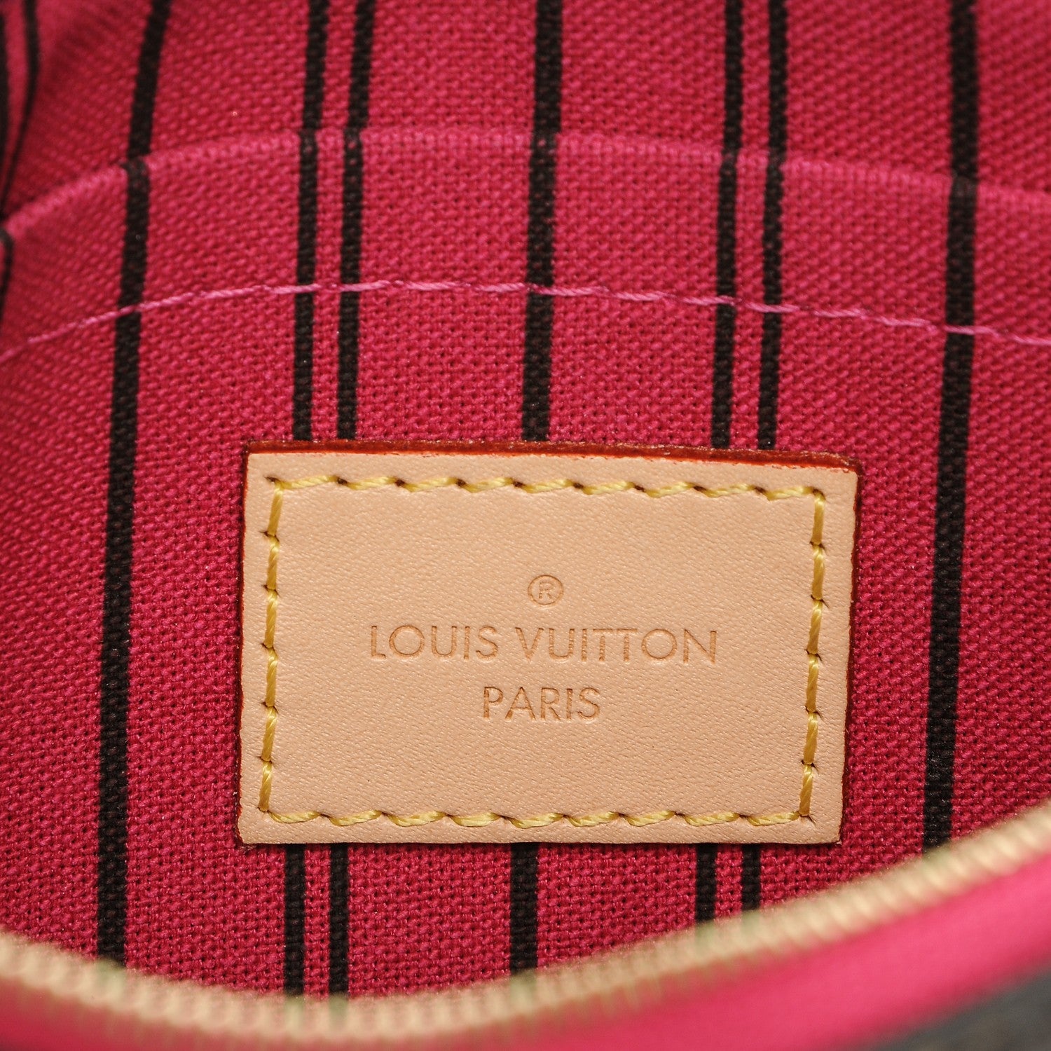 Louis Vuitton Monogram Neverfull MM GM Pochette Pivoine 6 of 7